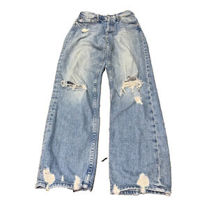 MOTHER Superior The Tomcat “The Confession” Distressed Jeans Size 24